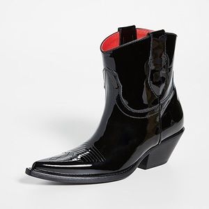 Maison Margiela Patent Leather Cowboy Boots
